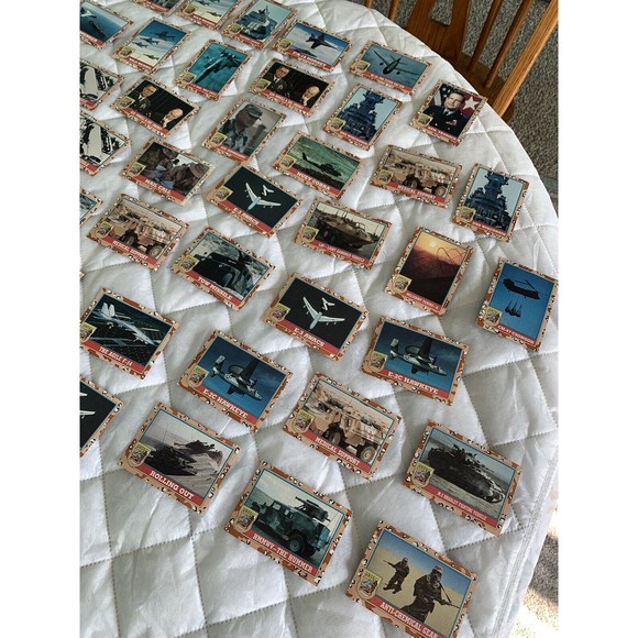 1991 Lot of 57 TOPPS Desert Storm 2nd Series Trading Cards Vintage 🇺🇸🇺🇸 - Picture 2 of 12